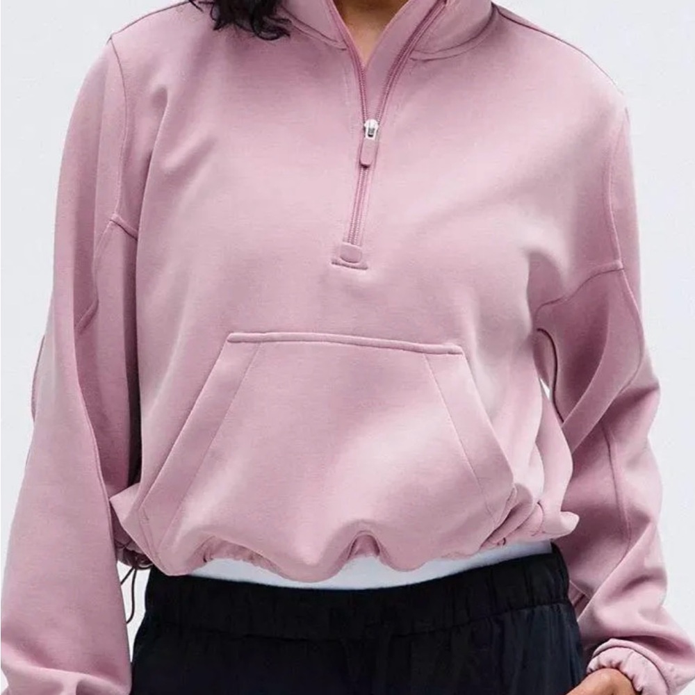 Lululemon Athletica Mauve Half-Zip Hoodie